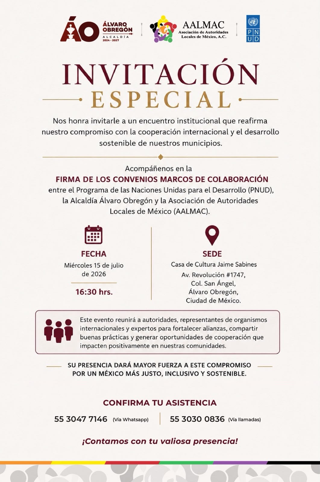 FIRMAS DE CONVENIOS DE COLABORACIÓN 