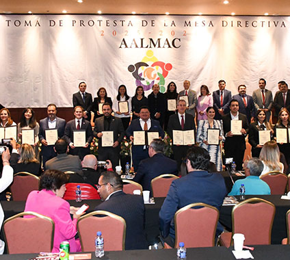 Toma de Protesta Mesa Directiva de la AALMAC 2025-2026
