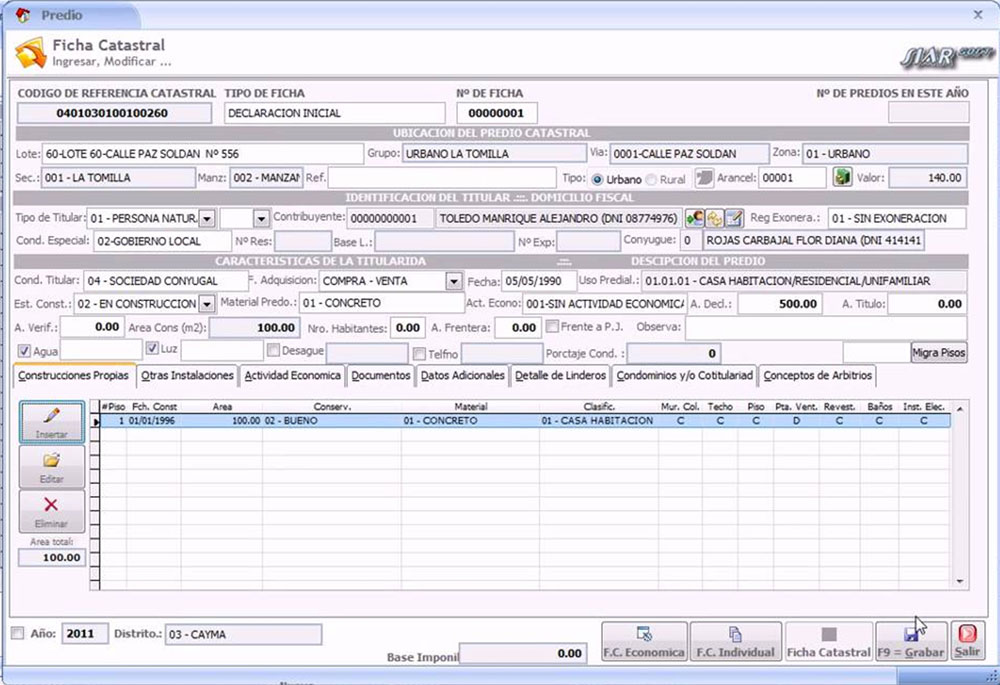 Asesoría en Catastro Municipal
